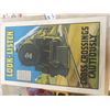 Image 2 : 7 Vintage Magazine Advertising Paper + 1931 Cross Crossing Caution Railway Poster