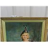 Image 2 : The Macdonald Lassie Advertising 22"x26" Cardboard w/ Natural Style Frame