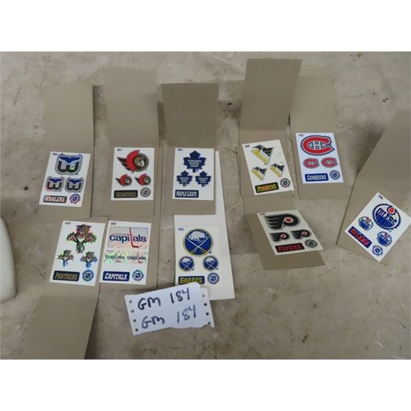 Hockey Decal Sets & 10 Sets Picture Show