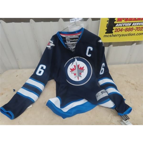 WPG Jets Jersey w/ Certificate of Authenticity sz XL autographed by Ladd #16