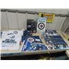 Image 1 : WPG Jets memorbilia Laine Figure in Box, Placemats, Signs, Flags, Towel + Zambonie display