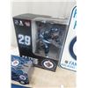 Image 2 : WPG Jets memorbilia Laine Figure in Box, Placemats, Signs, Flags, Towel + Zambonie display