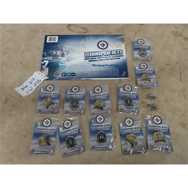 13 WPG Jets Pins & Booklet