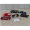 Image 1 : 6 Die Cast cars 1/18 + 1-24 Scale size 39 Chevy coupe, 59 Corvette, (2x) 68 Chevy Camero, 67 Chevy C