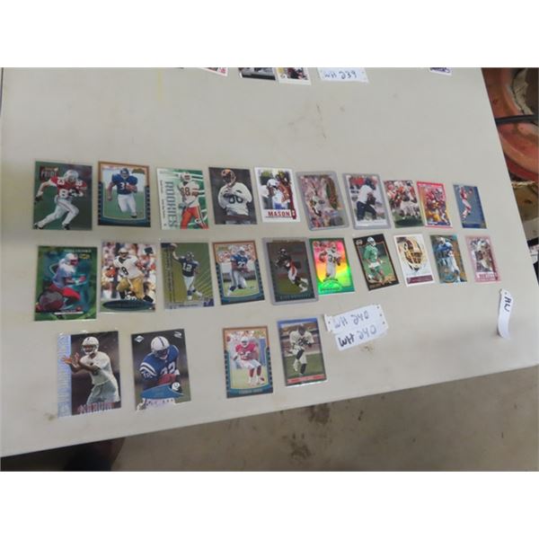 24 Football Cards featuring Junior Seau, Thomas Jones