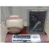 Image 2 : Roy Halladay Rookie Cared and Signed Baseball Faded Signature w/ Certificate of Verification