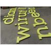 Image 3 : (OV) 15 Metal Letters 22" High