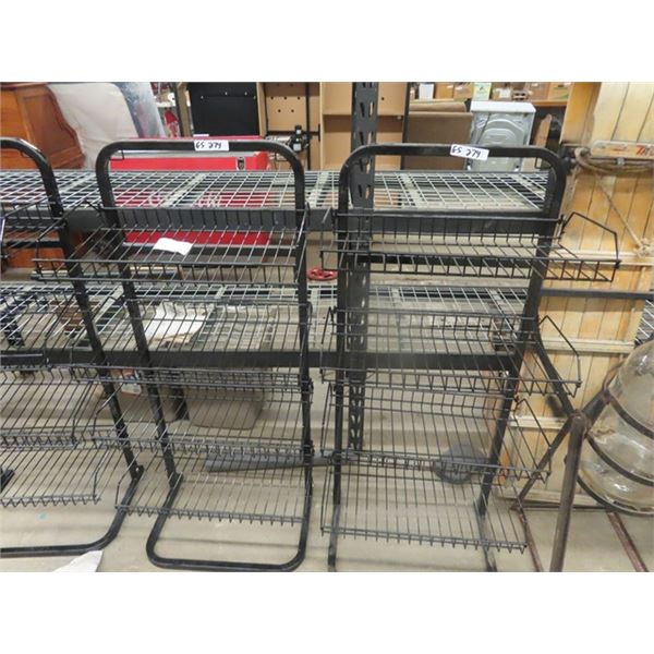 2 - 4 Tier Racks 52"x24"x14"