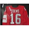 Image 2 : Toews Autographed Team Canada Framed Jersey 2014 w/ Certificate of Authenticity