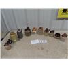 Image 1 : (JG) 11 x Miniture Pottery Crocks- Last Picture Has Descriptions