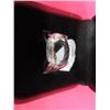 Image 2 : Sterling Silver w Clear Stone Ring Size 10
