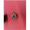 Image 3 : Unique Sterling Silver Multi Colored Stones - Size 8?