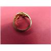 Image 2 : Ladies 10 KT Gold w Rose Gold Butterfly Ring Size 5?, Approx Weight 2.06 grams