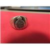 Image 2 : Sterling Silver Princess Patricia Cdn Light Infantry Ring - Size 10ish w writing on inside of Band, 