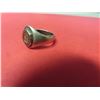 Image 7 : Sterling Silver Princess Patricia Cdn Light Infantry Ring - Size 10ish w writing on inside of Band, 