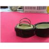 Image 2 : Super Vintage Great Grandma Bessies Gold- Unknow Karatt-Wedding Band Set w Rubies? Bands are cut w O