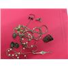 Image 1 : Mexican Alpaca Bracelet & Various Vintage Silver Jewelry