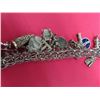 Image 2 : Sterling Silver Charm Bracelet  Loaded w Charms