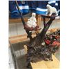 Image 2 : Beautiful Driftwood Display Stand w Bear Ornaments