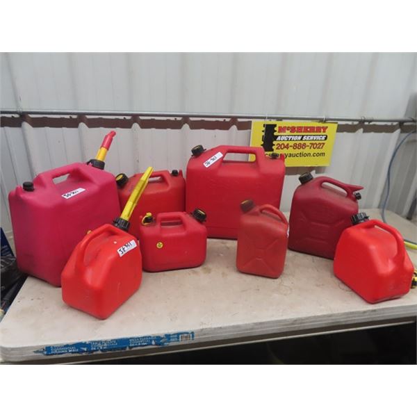 8 Gas Cans