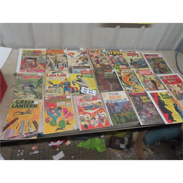 20 Old Comics 10 & 12 Cents, 2 Are 1st Editions