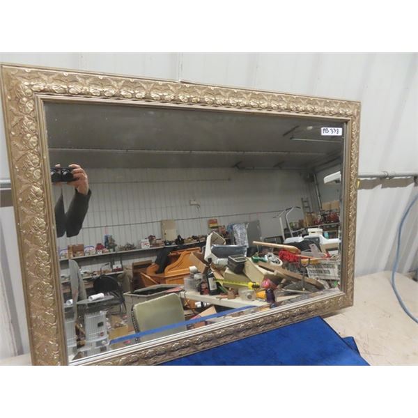 (PB) Fancy Framed Bevelled Mirror 29" x 42"