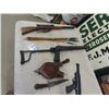 Image 1 : Daisy Mdl 188 Folding Gun Stock , Cork Gun, Carving Set & Arrows