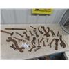 Image 1 : Approx 25 Plus Old Wrenches , Sugar Beet Knife Plus More!