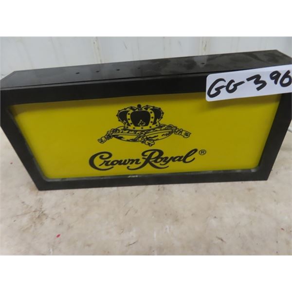 Crown Royal Light Up Sign - Light Not Working Most Likely the bulb 5  x 11 