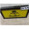 Image 1 : Crown Royal Light Up Sign - Light Not Working Most Likely the bulb 5" x 11"