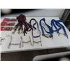 Image 3 : (KM) 12 Lg Horse Halters, 3 Leather Punches, 5 - 7 Foot Lead Rope, 3 Bits, Door Knocker Long Horn Me