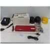 Image 1 : (RM) Box with Millwright Stuff, 2 Way Radio & Antenna, Towing Mirrors 1999 GMC, Hard Hats & Safety G