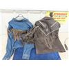 Image 4 : 2 Jackets Both are Small - 1) Leather w Tassles 1) Denim w Tassles