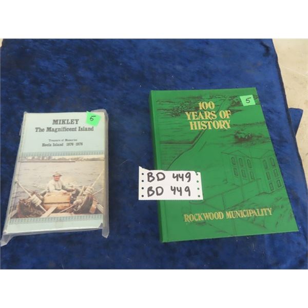 2 MB Town History Books, Rockwood Municipality & Hecla Island, Both Exec Condition
