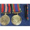 Image 2 : 2 Solid Silver Cdn WW2 Military Medals - 2 Sets Spotter Cards