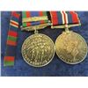 Image 3 : 2 Solid Silver Cdn WW2 Military Medals - 2 Sets Spotter Cards