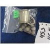 Image 3 : 1800's Fur Trade Era Original Black Powder Flask with Musket Balls