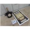 Image 1 : Rare MTS Bown Bakelite Telephone Converted to a Lamp Turning DIal Turns Light Off & On, 1945 Govt Ph