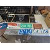 Image 1 : Guiness Beer Sign (Metal) 1 Metal & 1 Glass Beer Sign, Metal Car Sign, Reflective Caution Sign, Porc