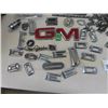 Image 2 : Lg Qty of Metal Vintage Car Emblems & Letters Including Chevelle