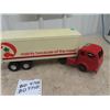 Image 2 : Metal Semi Truck & Trailer, Tin Spaceship