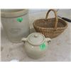 Image 4 : 3 - 1 Gallon Stoneware Crocks, Medalta, Medicine Hat Potteries, 1800's Brown Glaze, Also Medal Bean 