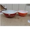 Image 2 : Set of 4 Pyrex Autumn Harvest Mixing Bowls- Exec Cond