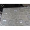 Image 1 : (HD)40 pieces Glass Ware- Plates, Milk & Creamer set Crystal- cut glass