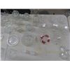 Image 2 : (HD)40 pieces Glass Ware- Plates, Milk & Creamer set Crystal- cut glass