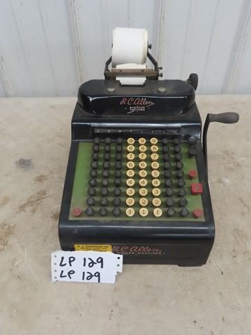 Vintage RC Allen Business Adding Machine