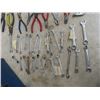 Image 4 : (ev) 50 items  26 Pliers, Cutters, Snips & 25 Wrenches ( smaller sizes) & Metal Tool Box