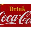 Image 2 : Vintage 1940's Coca-Cola Porcelain 2 Sided Sign 39"x60"