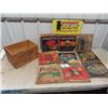 Image 1 : (x) Old Ammo Crate & 9 Wooden Labeled Fruit Crate Ends 12" x 12"