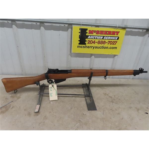 (DF) Lee Enfield No 4 Mk 2 BA 303 Brit Never Fired, No Bolt, Full Wood, 1 Magazine S# UF55A11746 - M